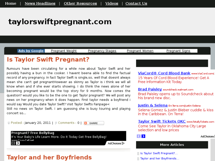 www.taylorswiftpregnant.com