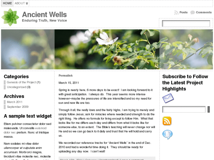 www.ancientwells.org