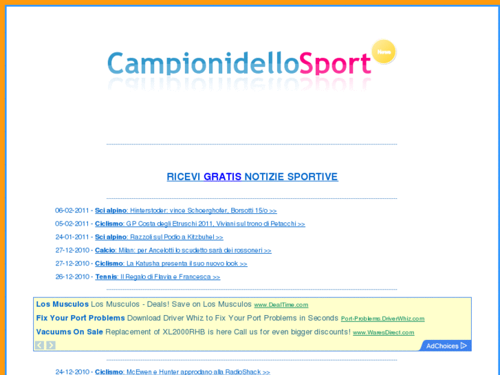 www.campionidellosport.com