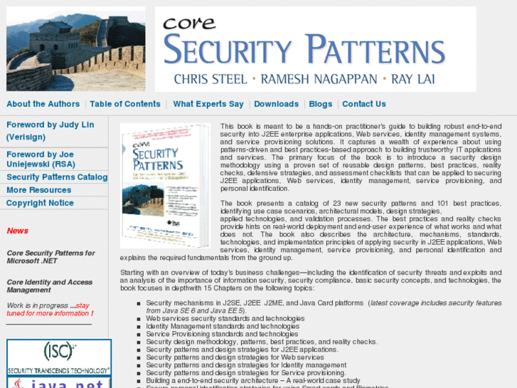 www.coresecuritypatterns.com