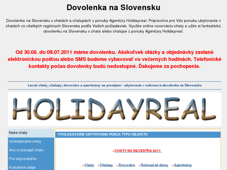 www.dovolenkanaslovensku.eu