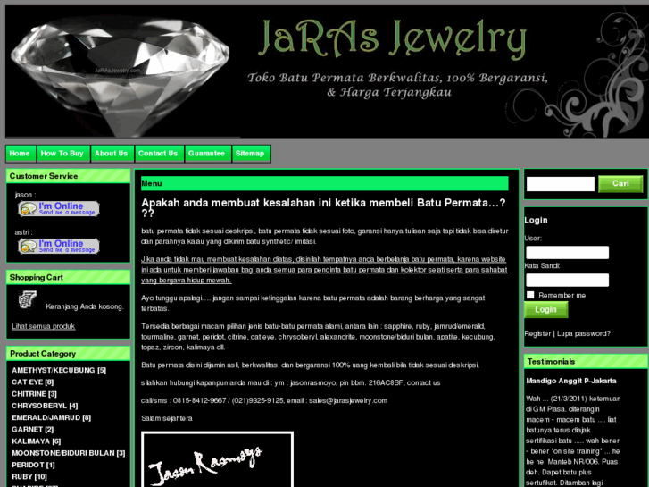 www.jarasjewelry.com