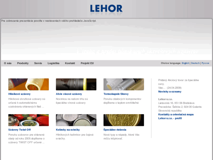 www.lehor.sk