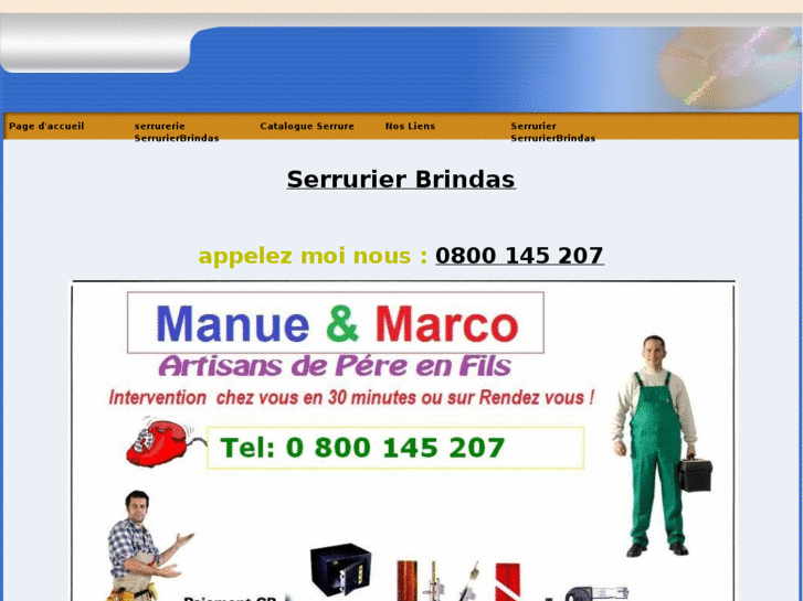 www.serrurierbrindas.net