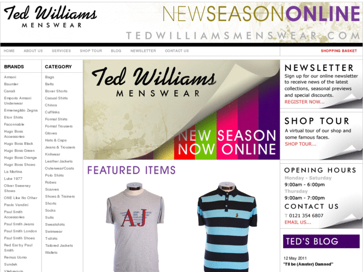 www.tedwilliamsmenswear.com