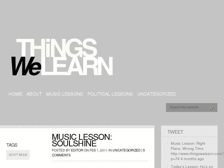 www.thingswelearn.com