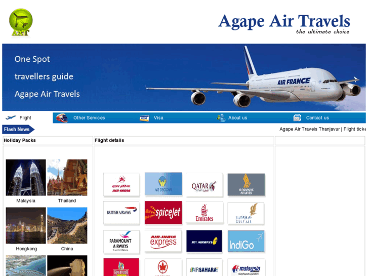 www.agapeairtravels.com