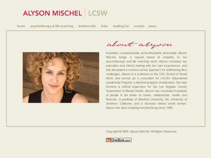 www.alysonmischel.com