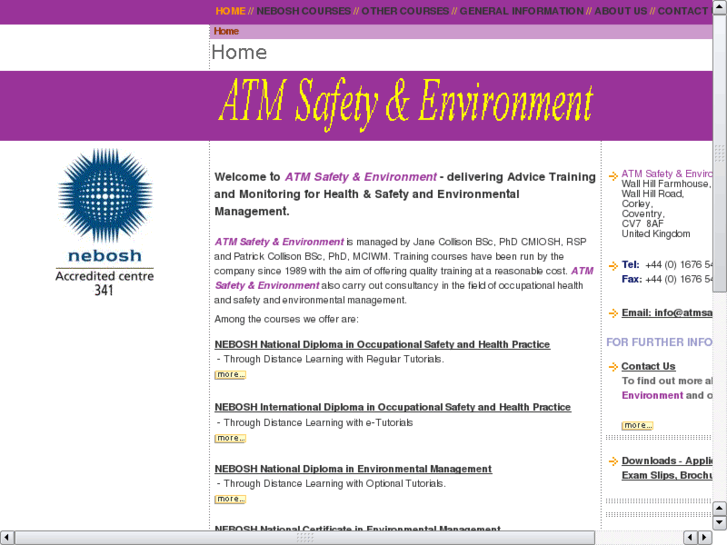 www.atmsafetyandenvironment.com