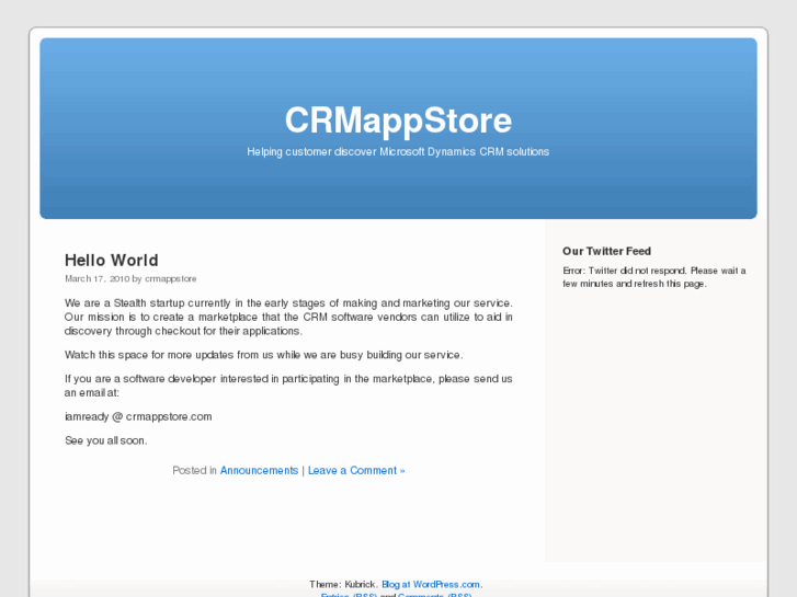 www.crmappstore.com