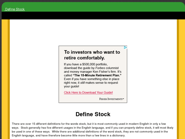 www.definestock.com