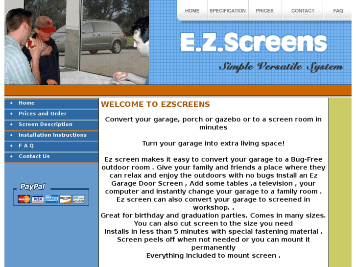 www.e-z-screens.com