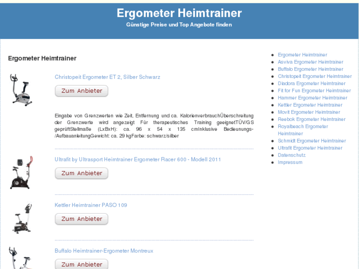 www.ergometer-heimtrainer.de