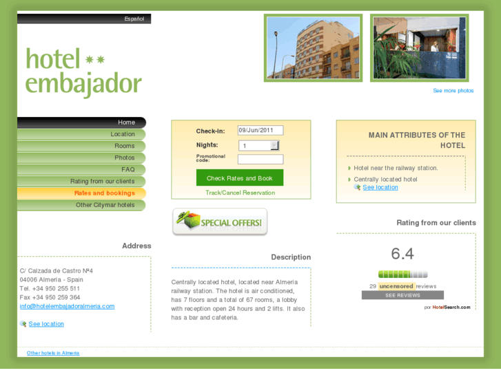 www.hotel-embajadoralmeria.com