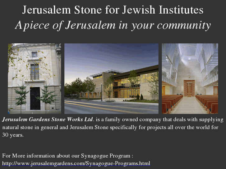 www.jerusalemstonesynagogues.com