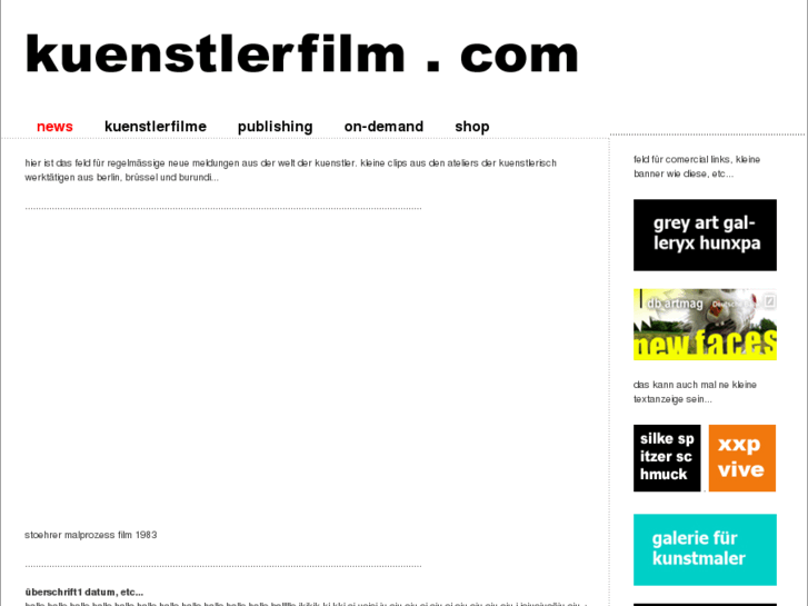 www.kuenstlerfilm.com