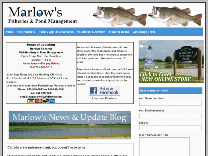 www.marlowsfishingpark.com