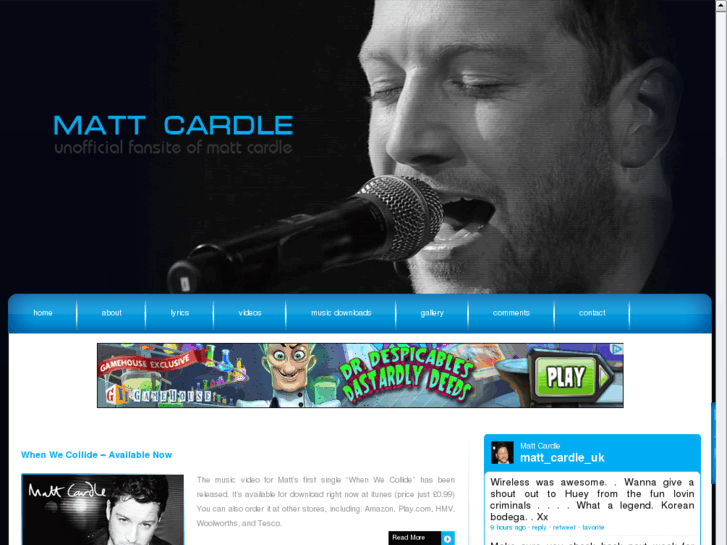 www.mattcardle.net