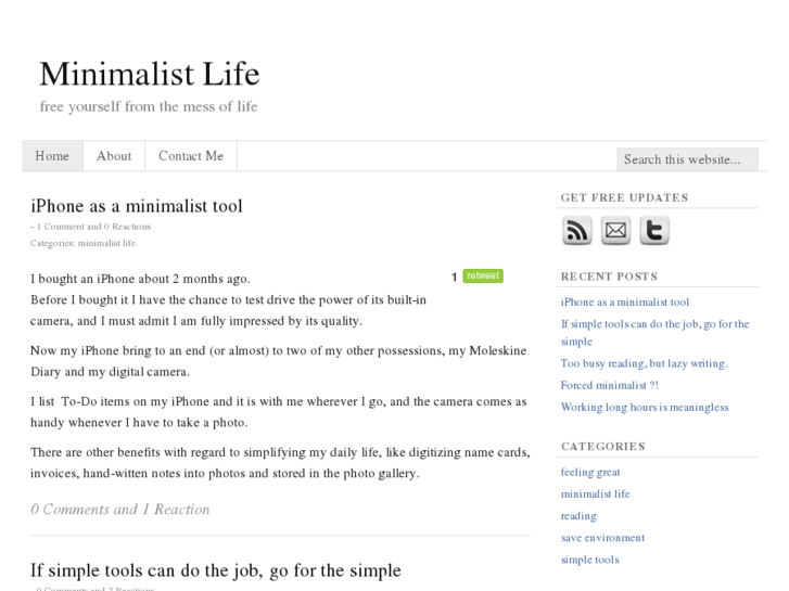 www.minimalistlife.net