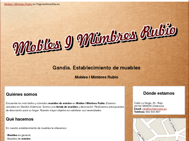 www.moblesrubio.es