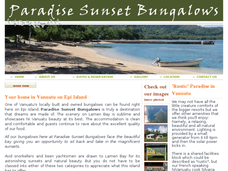 www.paradisesunsetbungalows.com