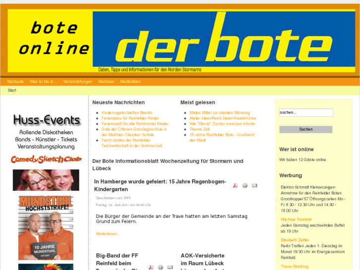 www.reinfelder-bote.de