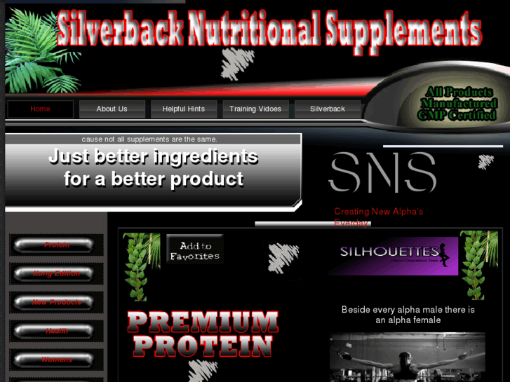 www.silverbacknutritionalsupplements.com