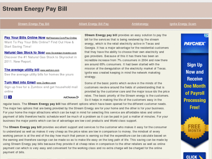 www.streamenergypaybill.com