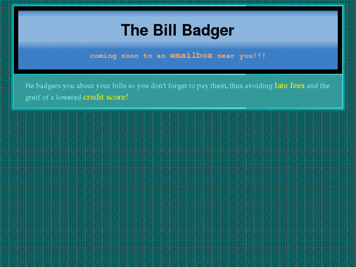 www.thebillbadger.com