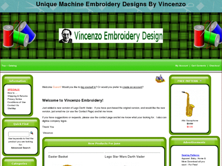 www.vincenzo-embroidery.com