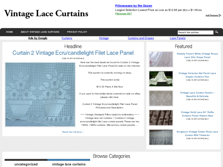 www.vintagelacecurtains.com