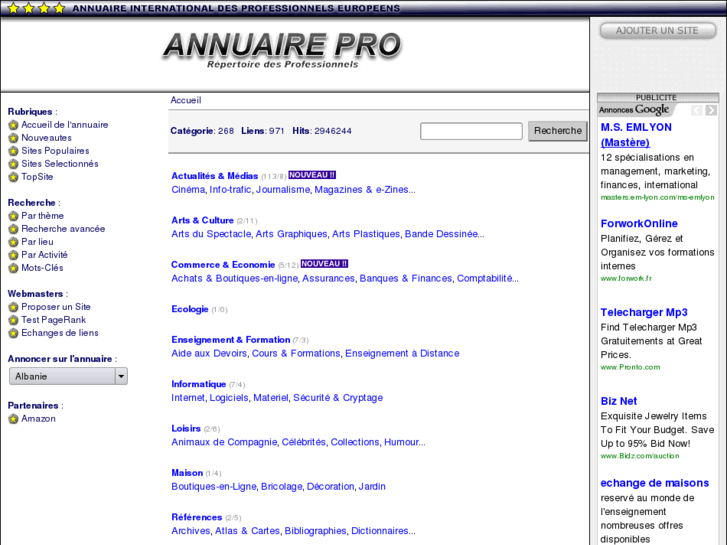 www.annuairepro.biz