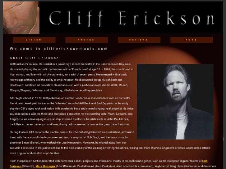 www.cliffericksonmusic.com