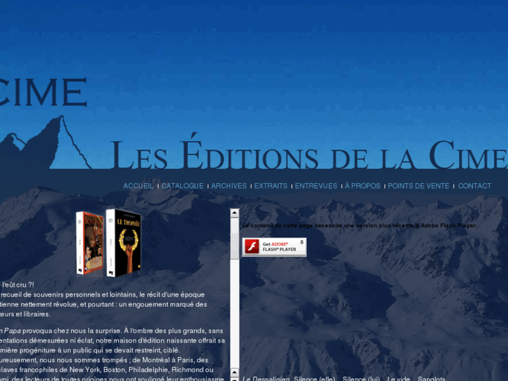 www.editionsdelacime.com