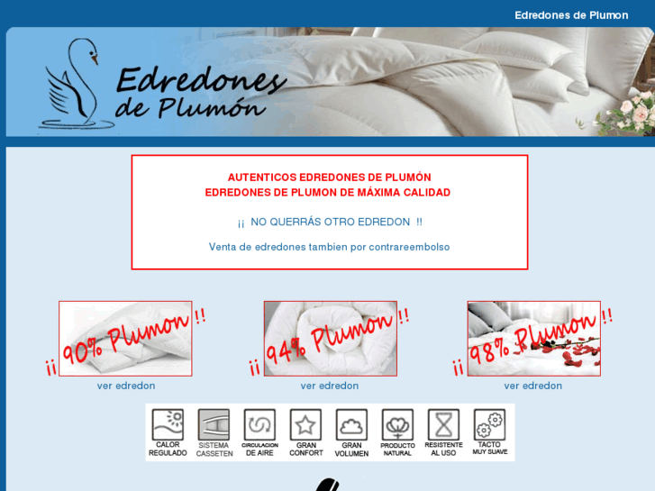 www.edredonesplumon.es