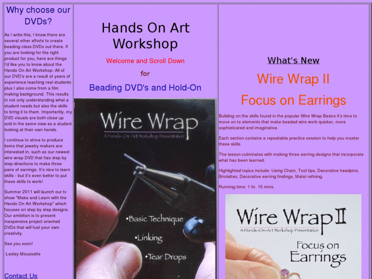 www.handsonartworkshop.com