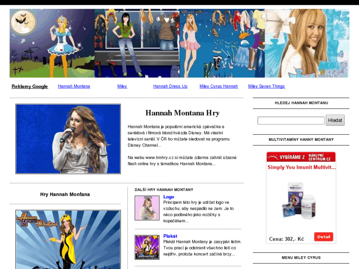 www.hannahmontanahry.cz