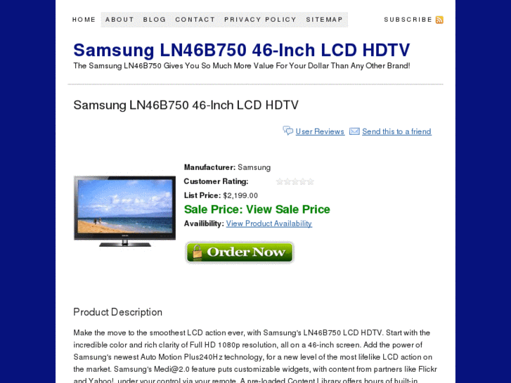 www.ln46b750tv.com