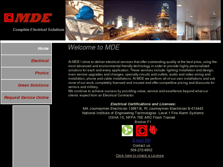 www.mdeelectricalandfire.com