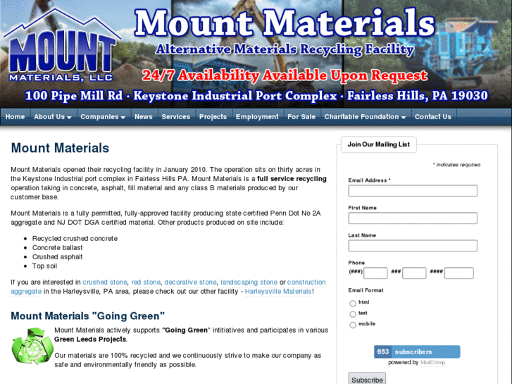 www.mountmaterials.com