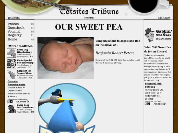 www.our-sweetpea.com