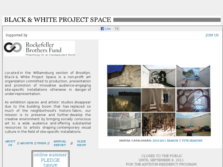 www.blackandwhiteprojectspace.org