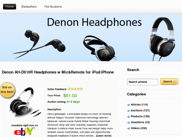 www.denonheadphones.net