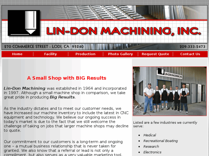 www.lin-donmachining.com