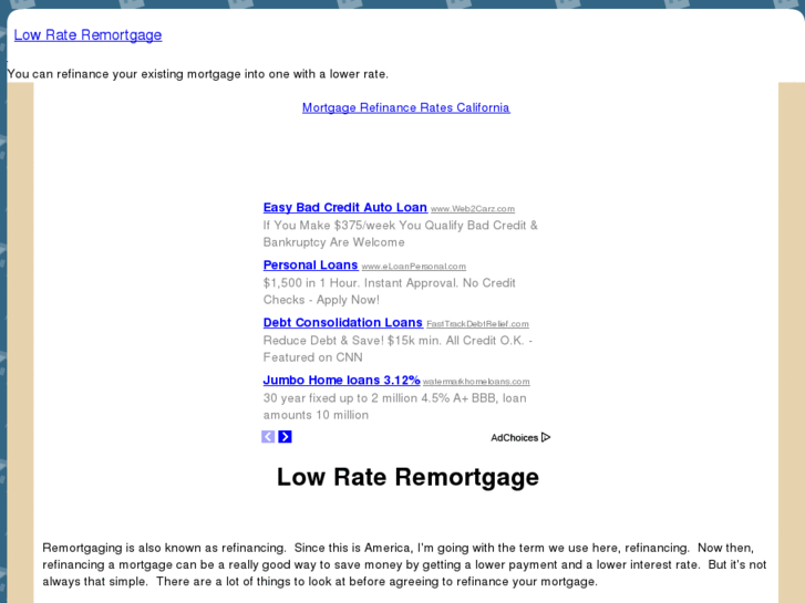 www.lowrateremortgage.com