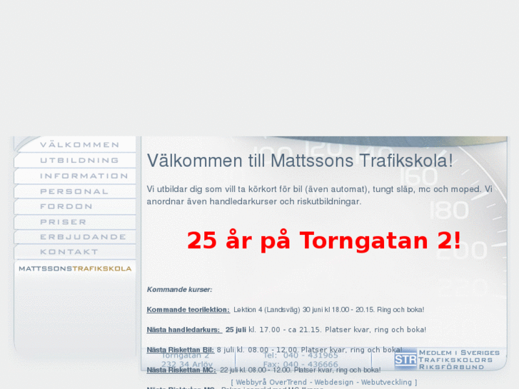 www.mattssonstrafikskola.info