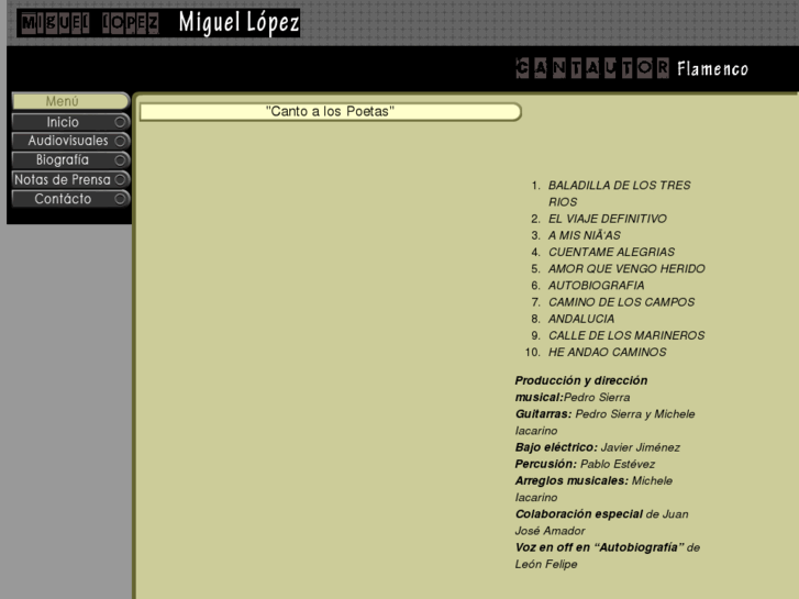 www.miguellopezcantautorflamenco.com