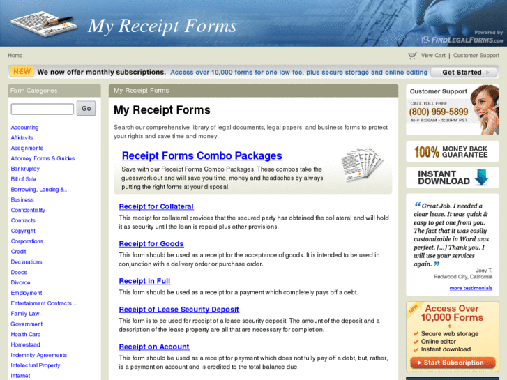 www.myreceiptforms.com