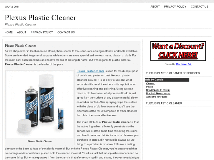 www.plexusplasticcleaner.net