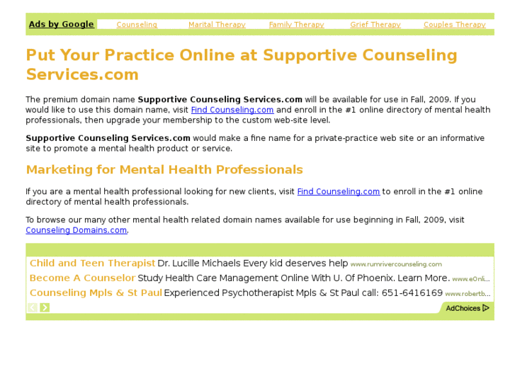 www.supportivecounselingservices.com